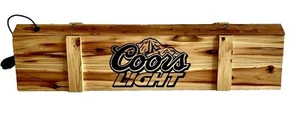 New LED Coors Light Pool Table Light Lamp Billiards Western Rustic - Picture 1 of 5