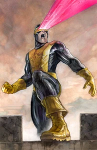 IMPRESIÓN FIRMADA CÍCLOPE/X-MEN - Tom FLEMing - Imagen 1 de 1