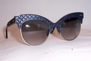 NUEVAS GAFAS DE SOL BOTTEGA VENETA BV 0014S 004 AZUL/HUMO AUTÉNTICAS 0014 - Imagen 1 de 10