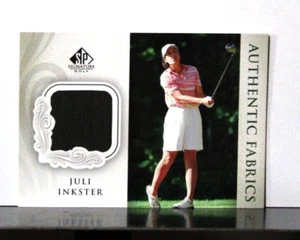 2004 Upper Deck SP Signature GOLF AUTHENTIC FABRICS JULI INKSTER - Picture 1 of 2