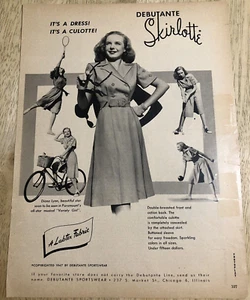 1947 DIANA LYNN para anuncios DEBUTANTE SKIRLOTTE/SUJETADOR Y FAJA - recortes vintage - Imagen 1 de 6