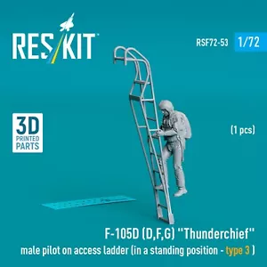 F-105 (D,F,G) "Thunderchief" pilota maschio su scala di accesso scala 1:72 RSF72-0053 - Foto 1 di 1