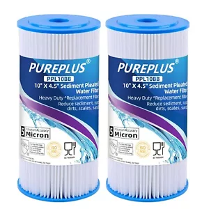 10" x 4.5" Whole House Replacement for GE FXHSC, Culligan R50-BBSA, 2PACK - Picture 1 of 9