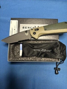 Benchmade Redoubt 415SBK-1 TANTO first Production Pocketknife Tan/Black - Picture 1 of 7