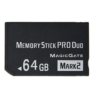 For P 2000 3000 Cybershot Camera 64GB 32GB Memory Stick Pro Duo Adapter Card - Picture 1 of 13