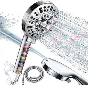 Baseau Luxury Filter Shower Head,10 Functions Spray Setting High Pressure Handhe - Picture 1 of 12