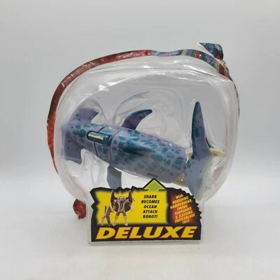 Transformers Beast Wars Cybershark Deluxe 1996 винтажный Hasbro Kenner - PKG DMG - Изображение 1 из 2