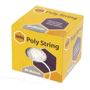 Marbig Poly String 80m White General Purpose Extra Strong Durable Polypropylene - Picture 1 of 1