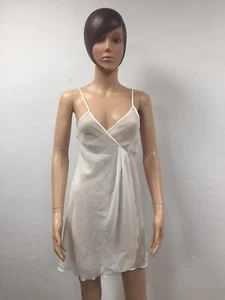 Babydoll Dress Undressed Lise Charmel White Size 40 Made IN France - Picture 1 of 7
