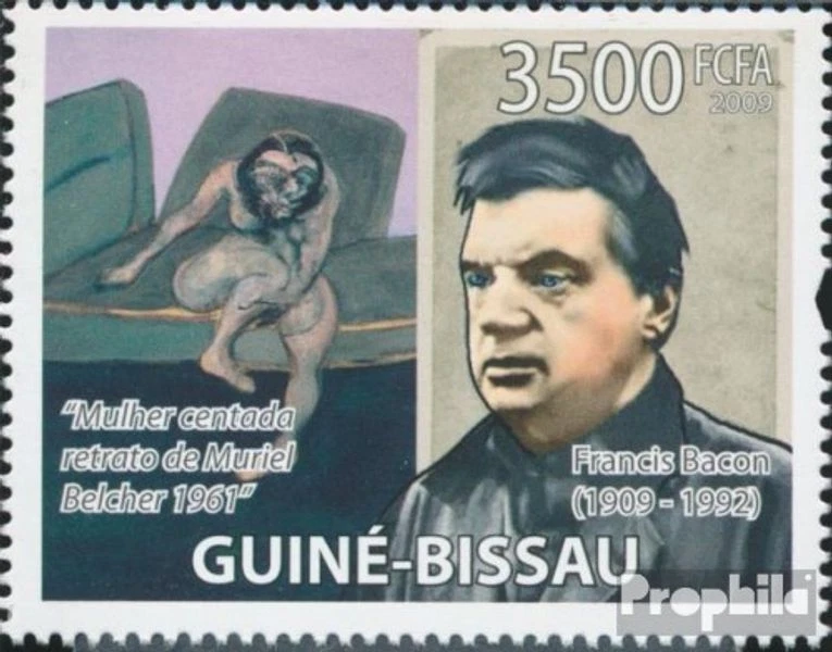 Timbres Guinée-bissau 2009 Mi 4162 (complète. édition) neuf 2009 francis Bacon - Photo 1/1