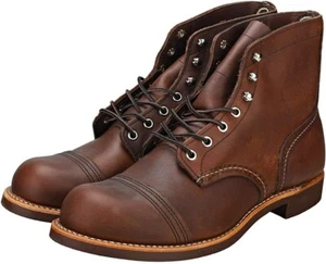 Red Wing Heritage Classic 6" Iron Ranger Boot # 8111 Amber Made in USA 2E & D - Picture 1 of 5