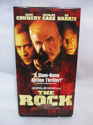 The Rock (VHS, 1998) - Sean Connery, Nicolas Cage - Used/Like New Condition - Imagem 1 de 3