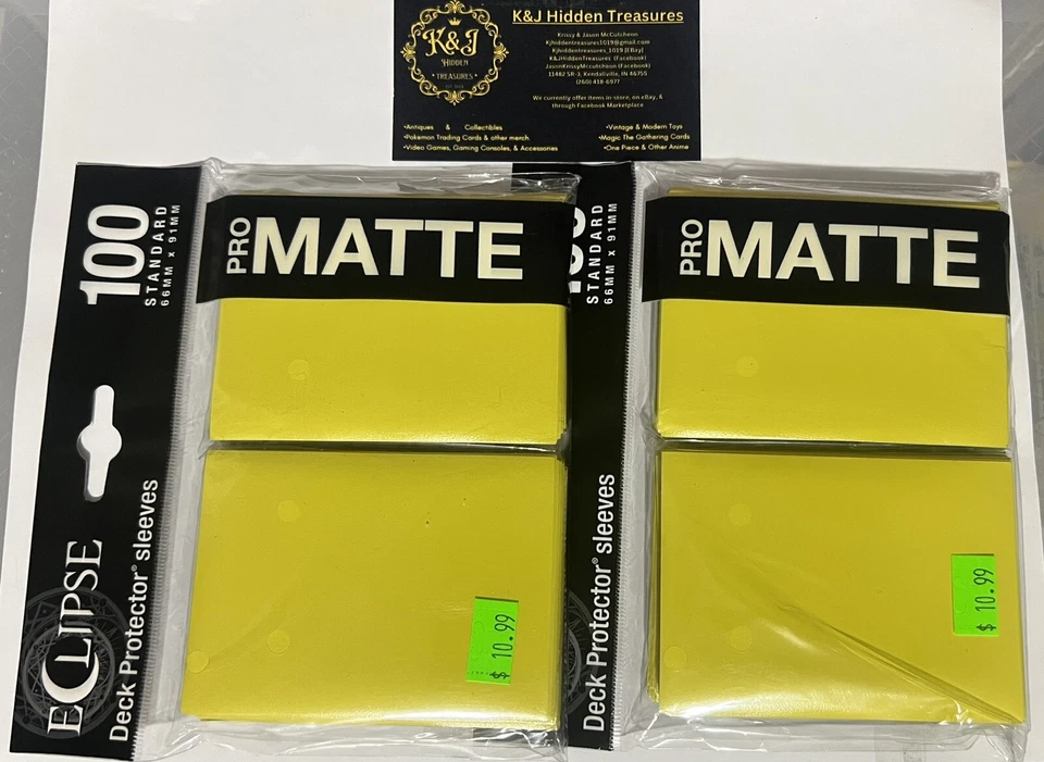 Fundas protectoras 200ct PKG Ultra Pro mate cubierta amarillo lima 66 mm X 91 mm 15618 Foto 1 de 1