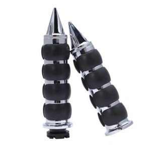Pair 7/8" Motorcycle Handlebar Hand Grips For Honda Goldwing 1000 1200 1500 1800 - Picture 1 of 9