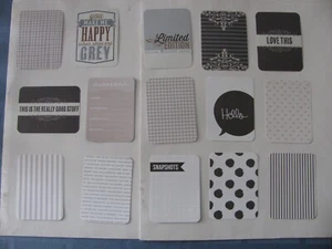 Project Life 3"X4" Journaling Karten 15 doppelseitige Karten gemischt j - Bild 1 von 2