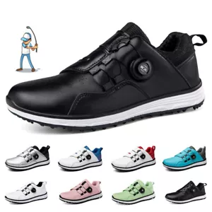 Zapatos de golf para hombre impermeables cómodos zapatillas de golf antideslizantes zapatos para caminar - Imagen 1 de 23