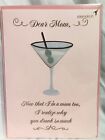 Greeting Card Happy Mothers Day From Daughter Drinking Funny Martini Papyrus
