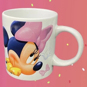 Minnie Mouse Cup Walt Disney Mug Jerry Leigh 12 oz Big Pink Bow - Picture 1 of 6