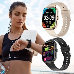 2025 Smart Watch For Men/Women, Waterproof Smartwatch Bluetooth iPhone Samsung - Picture 1 of 15