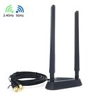 2.4GHz 5GHz WiFi 6dBi Antenna,Dual RP-SMA Connector For Asus Linksys Router AP