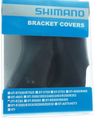 Genuine Shimano ST-R785 Di2 Hydraulic Bracket Cover Set STI Lever Hood Set Black - Image 1 of 2