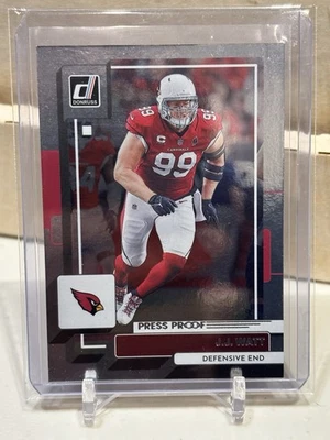 Donruss #8 2022 J.J. Watt prueba de prensa plata/100 Foto 1 de 2