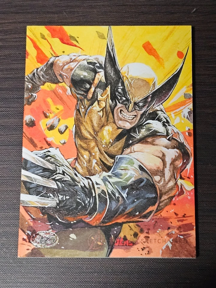 2022 Fleer Ultra 复仇者联盟漫威金刚狼 1/1 AP Thumbtack 出品 — 第 1/2 张图片