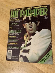 Hit Parader Magazine November 1976 Elton John, Jeff Beck Steven Tyler No Label - Picture 1 of 7