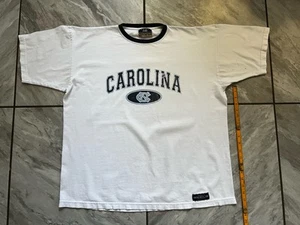 Vintage North Carolina Tarheels UNC T-Shirt Crable Sports Print Size XL Y2K - Picture 1 of 6