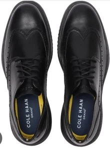 Cole Haan Original Grand Ultra Wingtip Oxford Shoes Mens Size 11M Black C36938 - Picture 1 of 8