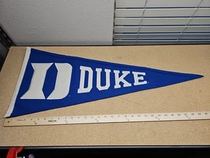 Duke Blue Devils Pennant, High Quality Wool, Embroidered 2006 Winning Streak (A5 - Picture 1 of 6