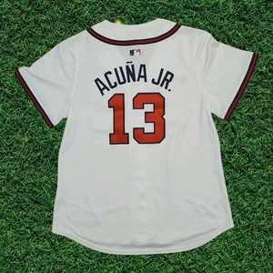 Ronald Acuna Jr - Damen Medium - Nike Engineered MLB Baseball - Atlanta Braves - Bild 1 von 6