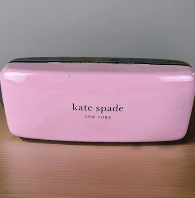 Estuche para gafas de lectura Kate Spade New York rosa verde almeja dura Foto 1 de 4