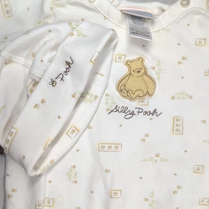 Vintage Classic Pooh Baby Sleeper Sack Hand Covers & Hat 0 - 3 Mos, Up To 12 Lb - Picture 1 of 23