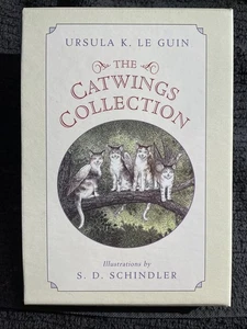 The Catwings Collection (4 Volume Paperback Set) by Ursula K. Le Guin Slipcase - Picture 1 of 9