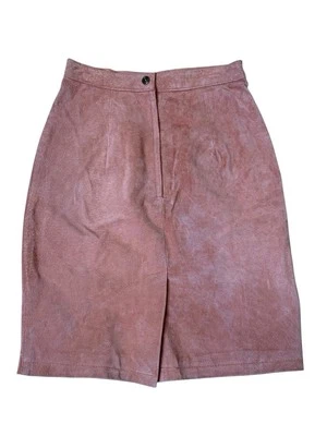 Falda Lápiz FORENZA Vintage Años 80 Clásica Gamuza Rosa Talla 5/6 Usada en Excelente Condición - Medidas Foto 1 de 4