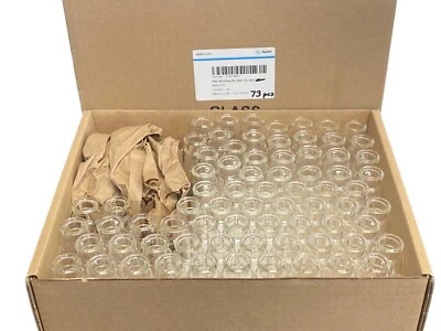 (73) AGILENT 20mL Vidrio Transparente Crimpado Superior Espacio para la Cabeza Frascos Planos Bttm 75x22,75mm Foto 1 de 4