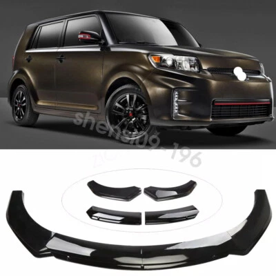 Front Bumper Lip Splitter Parts Body Kit Gloss Black for Toyota Scion Xb JDM Foto 1 de 4