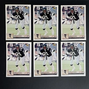 1992 Upper Deck #567 Deion Sanders 6 x LOT Prime Time Atlanta Falcons HOF NRMT - Bild 1 von 4