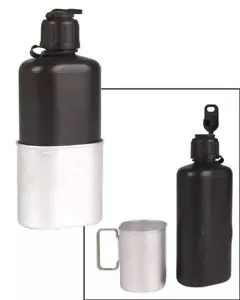 Schweizer Armee Überschuss M84 Kantine / Kolben und Wasserflasche - Bild 1 von 1