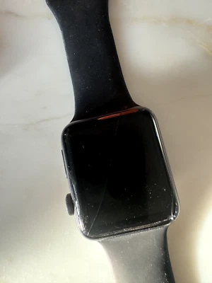 Apple Watch Series 3 Nike 42 mm White Sport Band For Parts Only or Repair - Image 1 of 4