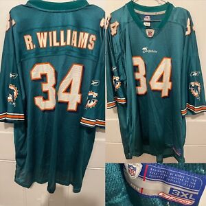 RICKY WILLIAMS MIAMI DOLPHINS NFL JERSEY Men’s Size 3XL Rare