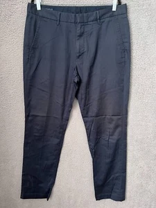 Bonobos Pants Men 35x32 Blue Monday Slim Straight Flat Front Chino Casual Preppy - Picture 1 of 16