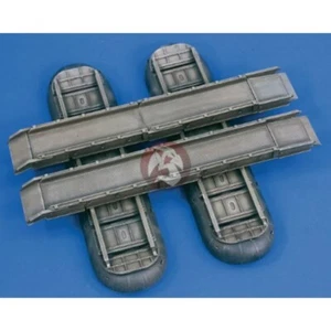 Resin Druckguss Resin Schlauchboot Ponton enthält zwei Kajaks im Maßstab 1:35 - Bild 1 von 2