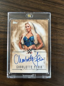 Charlotte Flair 2017 Topps WWE Undisputed Parallel Autograph 61/99! NM/M COND!