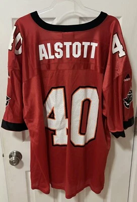 VTG Adidas NFL Tampa Bay Buccaneers Mike Alstott #40 Jersey Red Men Size 2XL - Image 1 of 4