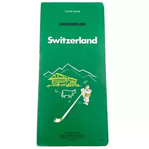 Vintage Michelin Green Guide Switzerland 1982 Tourist Travel Maps 7th Edition - Picture 1 of 13