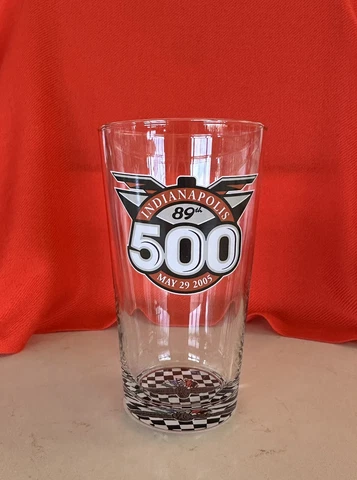 2005 Indianapolis 500 89th Running Event Logo Collector Pint Ale Beer Glass Cover