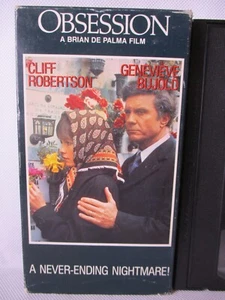 Obsession 1976 1989 VHS Movie Brian De Palma John Lithgow Psychological Thriller - Picture 1 of 4