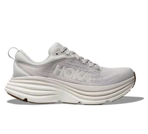 BARGAIN || Hoka Bondi 8 Mens Runners (D Standard) (Lunar Rock/Nimbus Cloud) - Picture 1 of 15